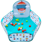 费雪儿童海洋球池围栏宝宝游戏屋波波球室内游乐场玩具 F0316游戏围栏+125个海洋球