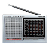 德生（Tecsun） R-9700DX 全波段二次变频立体声收音机中波短波调频高灵敏便携式老人半导体 银灰色