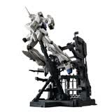 万代（BANDAI） 高达模型 mg  1/100 敢达模型拼装玩具 机甲机器人金刚玩具 独角兽 格纳库拘束架 豪华版
