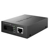 普联（TP-LINK） 千兆单芯单模单纤3公里远距离SC-RJ45互转光电转换器介质以太网光纤收发器 TL-FC311A-3单只
