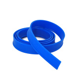 兰诗 不锈钢玻璃刮清洁器 擦窗器刮水器厨房餐厅桌面清理工具 105厘米蓝色橡胶条