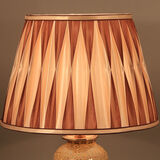 优丽美家 台灯灯罩落地灯灯罩 圆形布艺材质配件欧式美式现代中式田园风格 UL036美式款