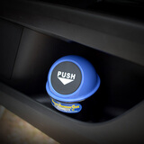 伴君 车用垃圾桶车载垃圾桶汽车收纳垃圾桶时尚创意置物盒汽车用品 蓝色