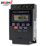 DC12V太阳能蓄电池定时开关 AC220V路灯控制器 电瓶定时器 KG316T时控开关 电压DC12V 10A