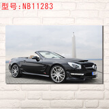 居梦坞 豪车汽车海报装饰画现代跑车名车海报现代贴画墙面装饰 NB11283 50*30cm