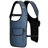 RIMIX隐形双肩腋下挎包 军迷战术背包 防水防盗贴身钱包 双肩背心包 蓝色