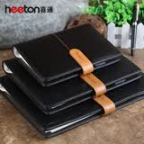 喜通 活页皮面笔记本 商务A5办公活页笔记本  皮面办公文具记事本 809 中号25K