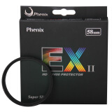 凤凰（Phenix）EXII系列二代 UV400 58mm UV 58UV双面24层复合镀膜防水