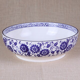 酒店餐具青花瓷大号汤碗陶瓷酸菜鱼水煮鱼盆菜碗饭店面碗 12英寸(口径30*9.5cm)