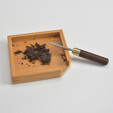 瓷牌茗 普洱茶盒子竹制分茶盘开茶盘实木七子饼茶分茶器 黑茶茶叶罐功夫茶具配件茶道零配件 【赏茶盒】小号（无茶针）