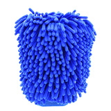 手套洗车雪尼尔双面珊瑚绒清洁毛毛虫擦车抹布珊瑚虫长毛加厚促销 绿色