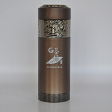 鸣泉中华麦饭石杯直杯麦饭石水杯微量元素杯子随身茶杯麦饭石茶缘杯