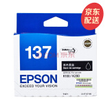爱普生【企业采购】爱普生（EPSON） T137黑色墨盒 适用K100 K200 K105 K205 T1371黑色