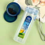 乐扣乐扣水杯户外便携防漏塑料杯子男士女生运动水杯办公家用泡茶杯茶杯 HPL935DB【茶水分离】 580