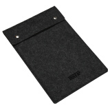 信发 TRNFA MZ-170 竖款黑色A4毛毡文件袋/手拿按扣文件套 创意办公资料收纳包 IPAD保护套袋