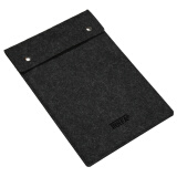 信发 TRNFA MZ-170 竖款黑色A4毛毡文件袋/手拿按扣文件套 创意办公资料收纳包 IPAD保护套袋
