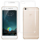 拓蒙 vivo x6钢化膜X6D/A/SA手机保护贴膜5.2英寸高清防爆抗蓝光屏幕玻璃保护硬膜 半屏精雕版钢化膜+全包透明壳*1套装