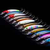 路亚饵米诺假饵钓翘嘴套装海水淡水部分夜光仿生硬饵远投拟饵海鲈 14克11厘米夜光（五支）/浮水米诺