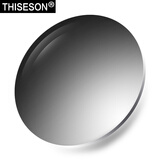 砾石 【一对镜片】配近视镜偏光太阳镜炫彩偏光镜片 镜架镜片加工 黑灰无散光