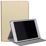 钦灵 苹果iPad mini2保护套mini3壳迷你外超薄mini1皮套防摔超薄金沙纹全包边硅胶 金沙纹金色+钢化膜