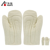 2双 耐高温手套 隔热防烫 加厚夹棉 铸造冶炼 厨房微波炉烤箱 作业防护 劳保手套 2双