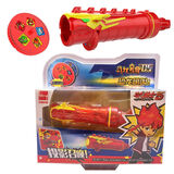 斗龙战士5爆射龙弹斗龙号角手环铠甲召唤变身器号角全套铠甲战龙重甲战龙儿童玩具 斗龙号角-洛小熠-可投影【5代】