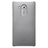 huawei 华为MATE8手机壳原装 百格纹理透明保护套 PC后盖硅胶TPU防摔 后壳 喷涂灰色