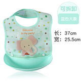 虞冕立体防水儿童吃饭兜婴儿仿硅胶软围嘴宝宝围兜宝宝食饭兜围嘴
