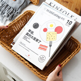 耐持仿藤编水果篮子面包蔬菜收纳筐方形陈列展示框家用客厅馒头馍托盘 45*35*10cm大号