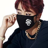 迦塔口罩男潮款2026新款骑行春夏季薄款防尘防风防晒面罩纯棉黑色学生 KZ-5007