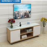 名范 电视柜茶几组合套装现代简约小户型 置物柜卧室简易电视机柜特价简约电视柜置物柜 浅加白1米