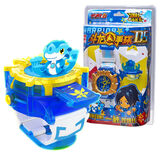 斗龙战士5爆射龙弹斗龙号角手环铠甲召唤变身器号角全套铠甲战龙重甲战龙儿童玩具 斗龙手环-凯风-可弹射【5代】