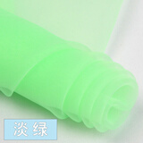 织绣情 欧根纱布料面料衣服蕾丝裙子纱布婚纱网纱批发透明硬纱薄纱布料 淡绿色