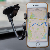 驰航 车载手机支架前挡玻璃吸盘仪表台中控台磁吸出风口车内导航支架 吸盘黑