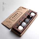 矜瓷 宋代五大名窑官哥汝定钧品茗杯主人杯功夫茶具茶杯陶瓷个人杯水杯单杯普洱带礼盒送礼 五大名窑品茗杯