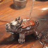 唐丰 紫砂茶宠金蟾茶具茶盘摆件喷水茶宠精品 TF-4097 金钱龟茶宠 34