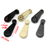 乐讯适用于通用货车汽车玻璃升降器内手摇把江淮东风解放车窗手摇扶手 黑色一个包邮