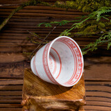 LICHEN 景德镇红玲珑陶瓷器 老款手工艺釉下彩茶杯酒杯盖碗 50毫升 杯子