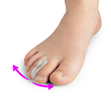 生命立M143拇指外翻日用硅胶套拇外翻重叠分趾器大脚趾分离垫 2只袋装M码(适用35-45码其它脚趾)