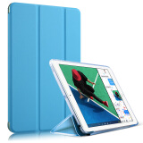 泰拉锋 适用苹果iPad Air2保护套iPad 6 Pro平板电脑9.7英寸防摔三折皮套保护壳 蓝色