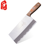 尚锋 光头刀具新桑刀 加厚不锈钢厨师刀切片刀切肉刀切菜刀单刀 恒温锻打家用商用厨具刀具菜刀b5-2