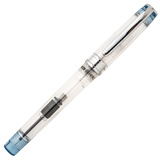 英雄（HERO） 英雄钢笔709彩色透明钢笔特细学生练字办公书写用钢笔铱金笔尖EF尖 709透蓝墨水笔0.38mm 0.38mm