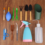 德沃多 多肉植物种植工具套装花铲 园艺庭院多功能工具组合清洁工具铲子 套装C(豪华)