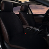 恒源祥 汽车坐垫四季通用座垫夏季亚麻汽车座垫 亚麻艺术-黑色