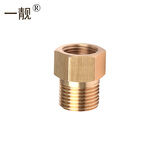 一靓 燃气管转接头天然气热水器灶具转接头 A5款:M18 3分转4分外丝