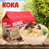 KOKA黑椒炒面鸡汤汤面5连包速食面 新加坡进口方便面泡面速食 香菇素汤快熟面