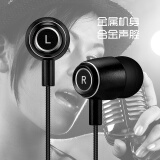戴为适用有线苹果平板电脑耳机iPad Pro mini5 mini4 Air2 air3有线控耳塞带麦 绅士黑