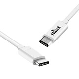 浩客（Hawk)Type-c公对公手机充电线数据线 苹果全新MacBook华为MateBook 黑色CCG 0.25M