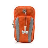 FLYVII跑步手机臂包运动手臂包苹果6plus臂带男女臂套臂袋手机包手腕包 橙色