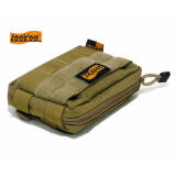 路游（LooYoo） A43户外用军迷尼龙molle杂物配附件包EDC小包穿皮带腰包耐磨尼龙 卡其色